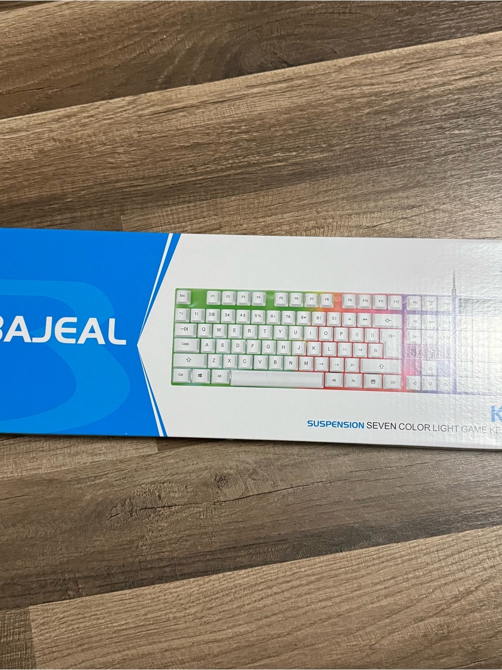 RGB Wired Gaming Keyboard - White with Multi-Color Backlight